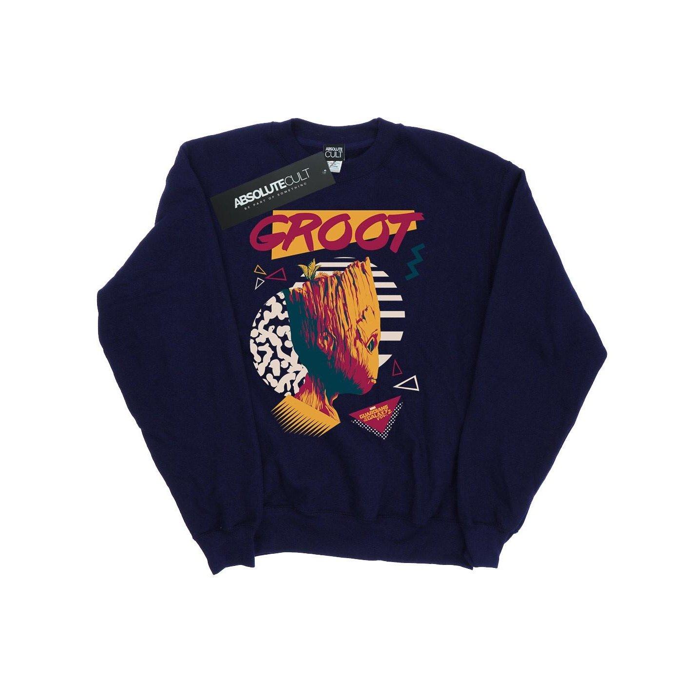 Image of Guardians Of The Galaxy Vol. 2 80s Groot Sweatshirt Unisex Marine 140/146