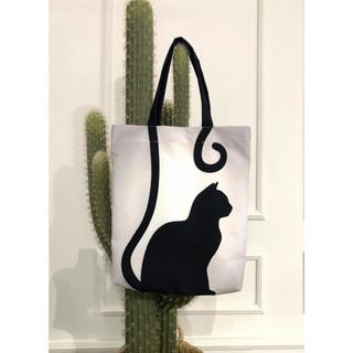Only-bags.store Faltbarer Stoffbeutel mit Katzenmotiv  