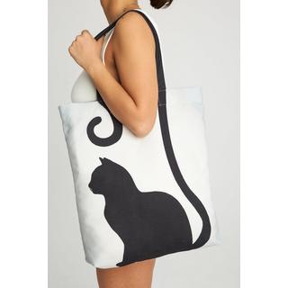 Only-bags.store Faltbarer Stoffbeutel mit Katzenmotiv  