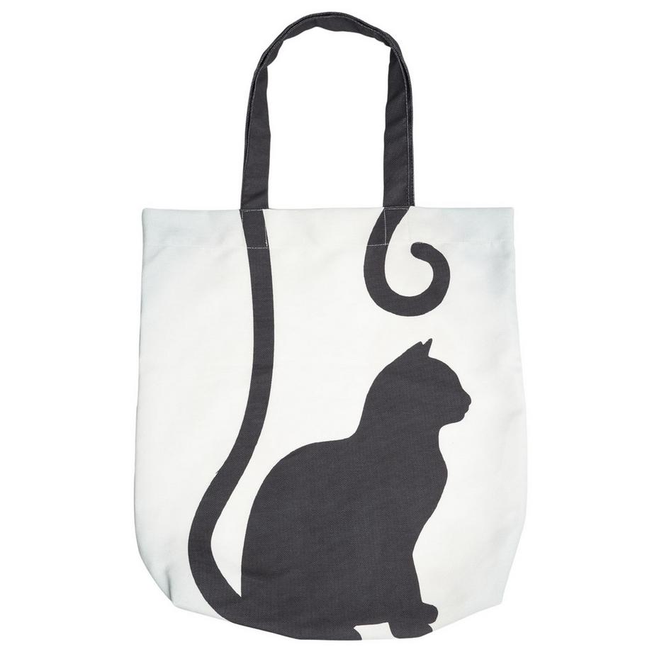 Only-bags.store Sac de courses pliable en tissu avec motif chat  
