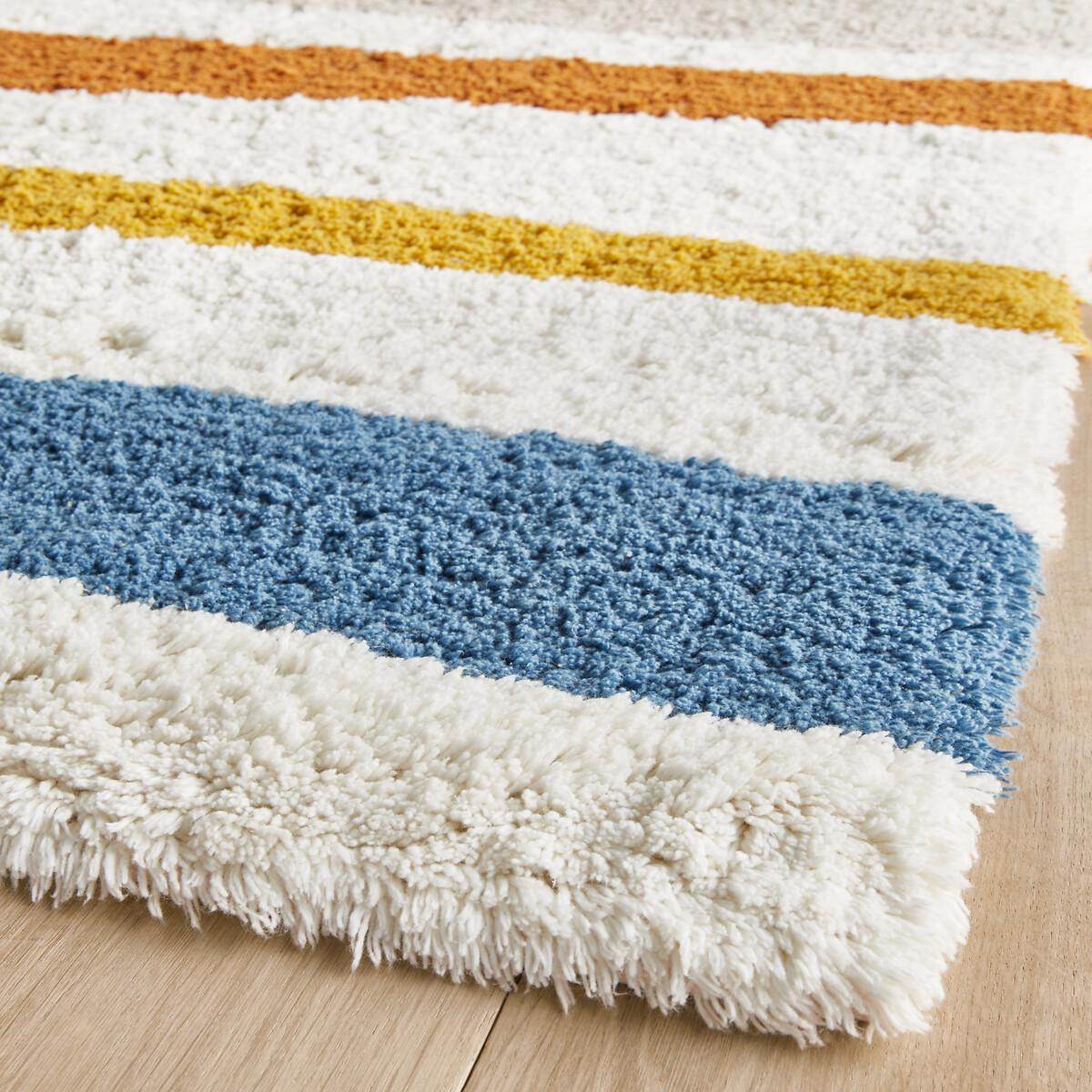 AM.PM Tapis enfant rayé en coton bio  