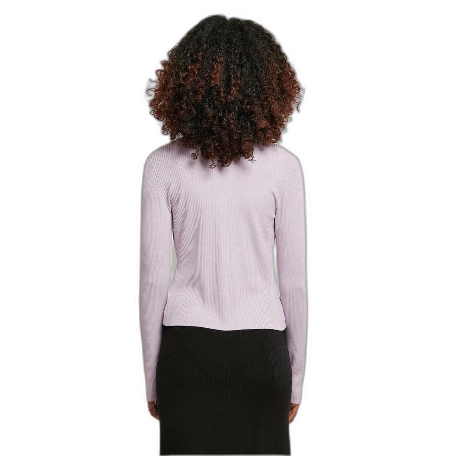 URBAN CLASSICS Cardigan corto a maglia a coste  