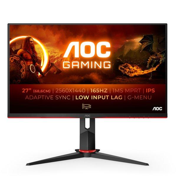 AOC  Q27G2S/EU Computerbildschirm 68,6 cm (27 Zoll) 2560 x 1440 Pixel Quad HD LED Schwarz, Rot 