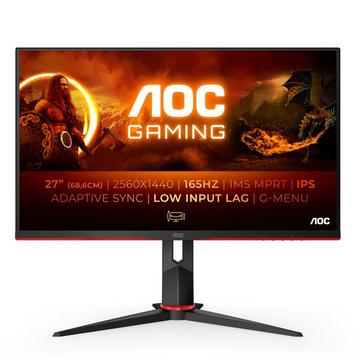 Q27G2S/EU Computerbildschirm 68,6 cm (27 Zoll) 2560 x 1440 Pixel Quad HD LED Schwarz, Rot