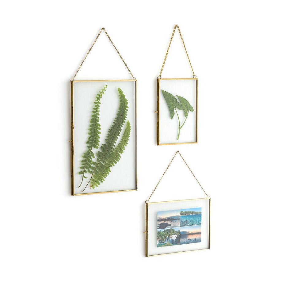 La Redoute Intérieurs Lot de 3 cadres métal acier à suspendre Uyova  