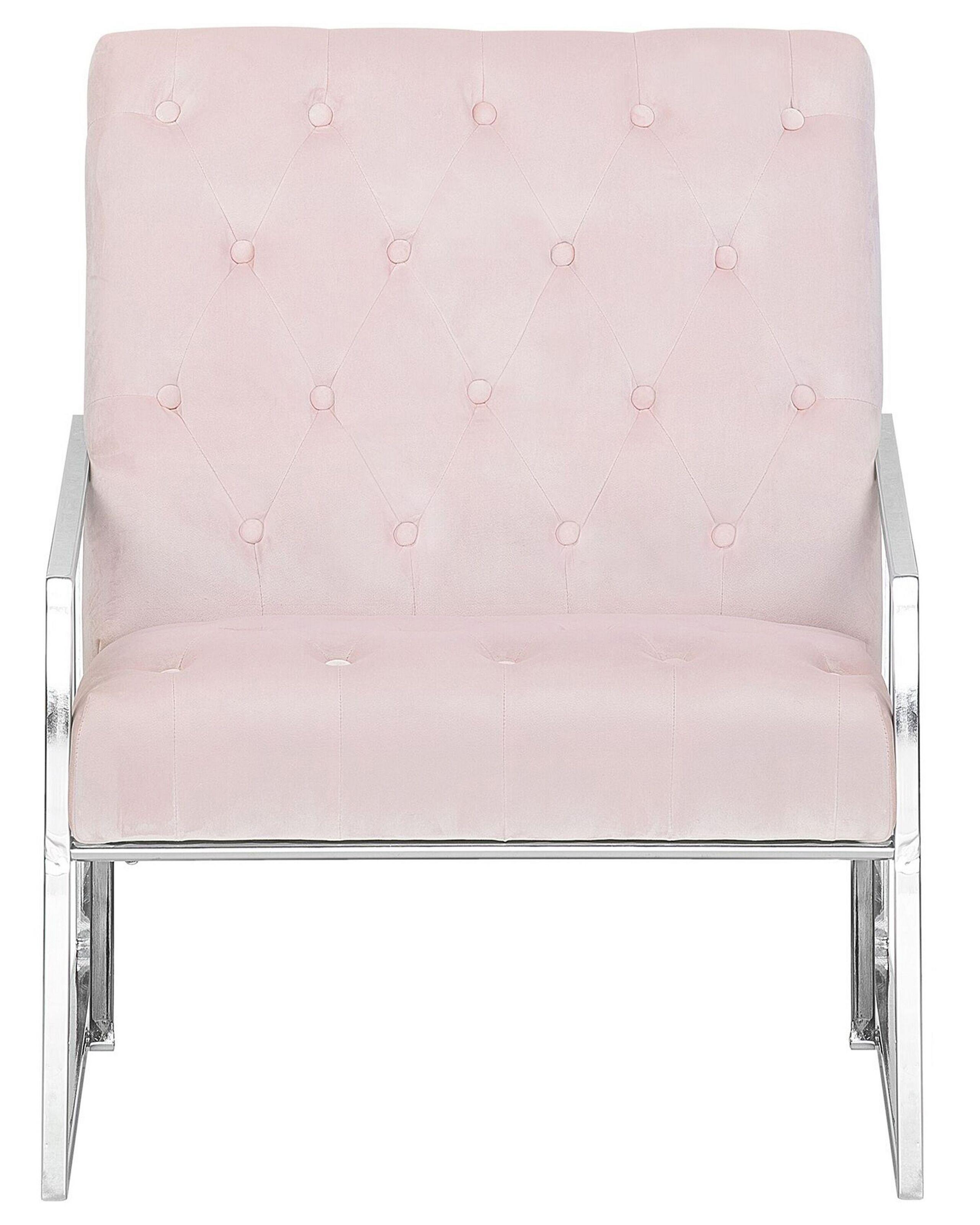 Beliani Fauteuil en Velours Glamour HARSTAD  