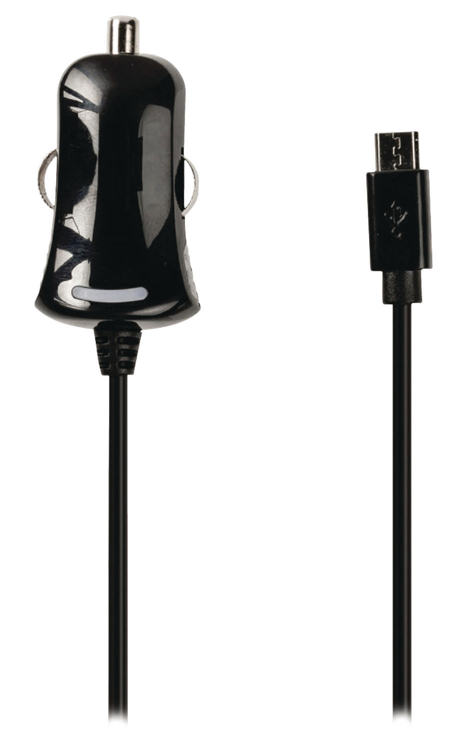 Nedis  Chargeur de voiture 1 sortie 2.1 A Micro USB Noir 