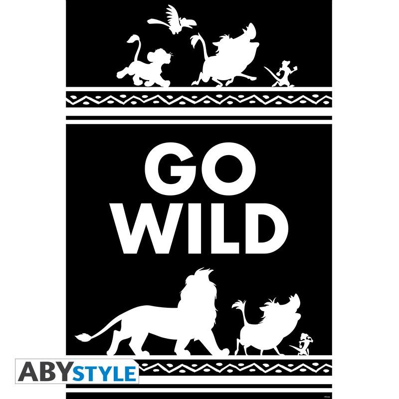 Abystyle Poster - Gerollt und mit Folie versehen - Der König der Löwen - Go Wild  