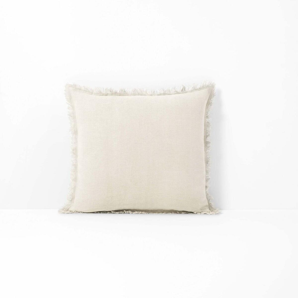 La Redoute Intérieurs Housse de coussin lin lavé  