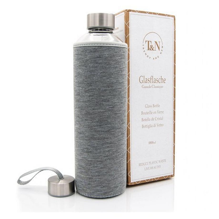 T&N  Glasflasche Grande Classique (Grau, 1l) 