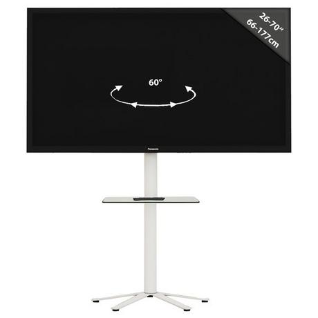 VCM TV Standfuß | Ständer Rack Fernseh | Maße ca. H. 100 x B. 61 x T. 61 cm - Xila  