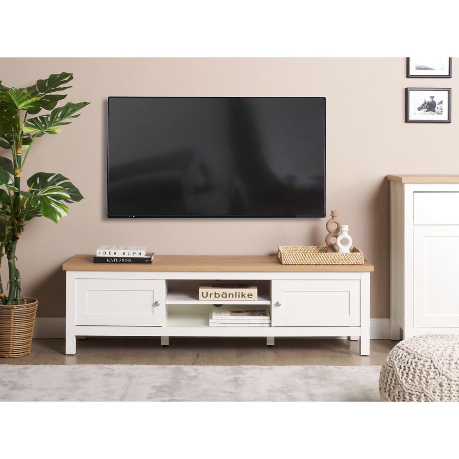 Beliani Meuble TV en MDF Scandinave ATOCA  