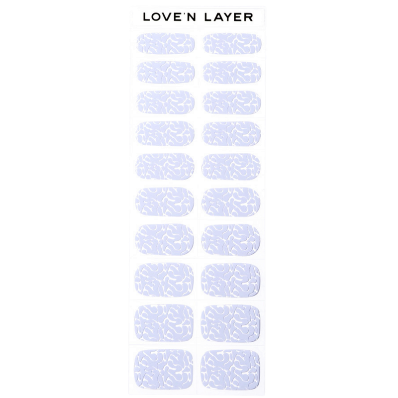 Lovenlayer  adesivi per unghie Autocollants pour ongles LNL Sky Blue 