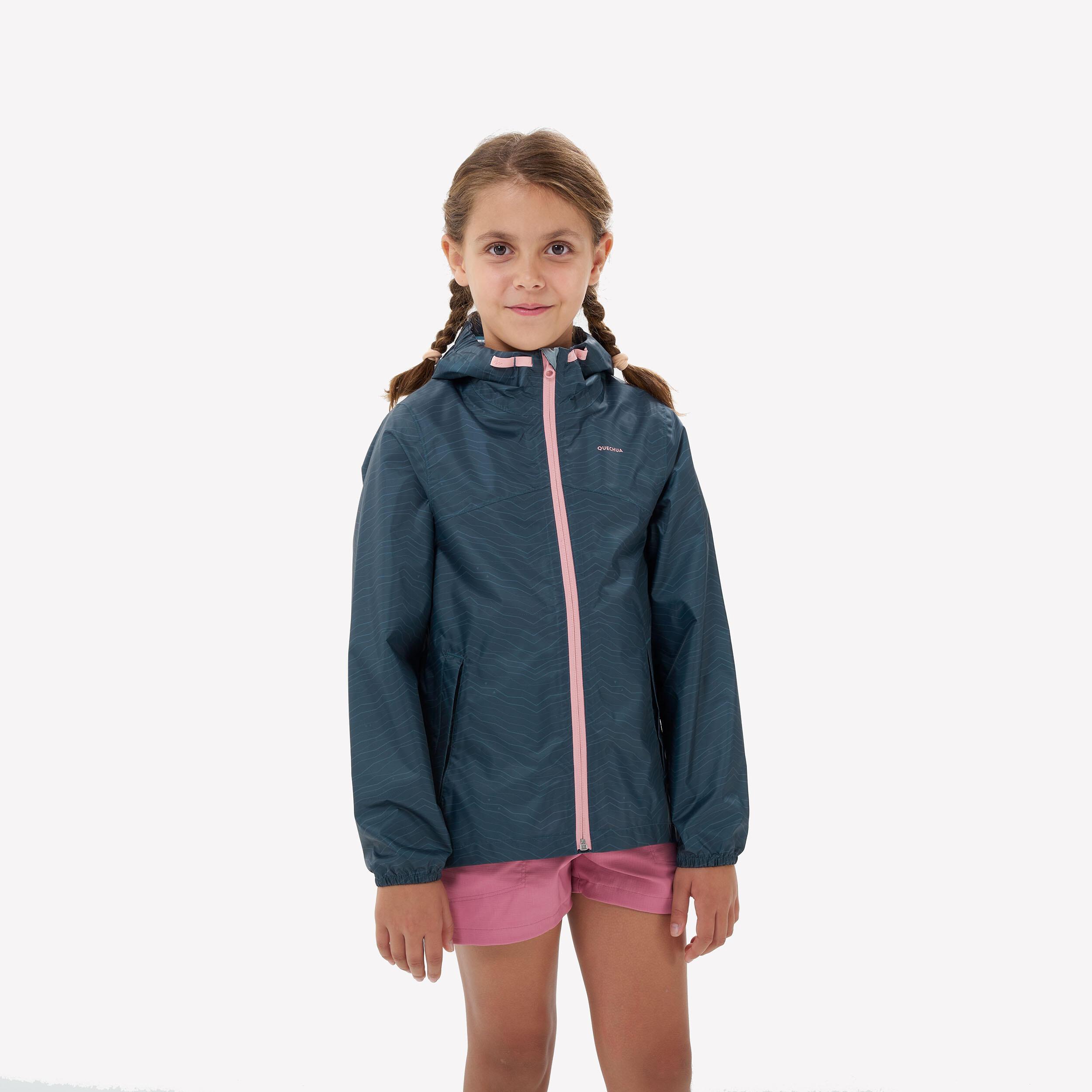 Image of Jacke - Mh100 Damen Blau Bedruckt 164/170