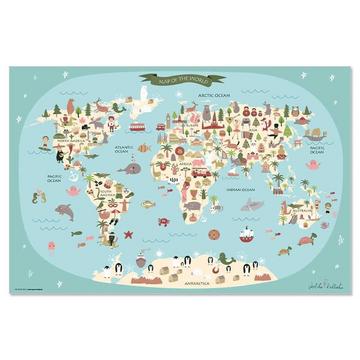 Sous-main WORLD MAP