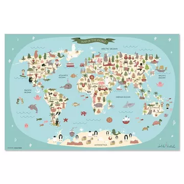 Schreibunterlage WORLD MAP