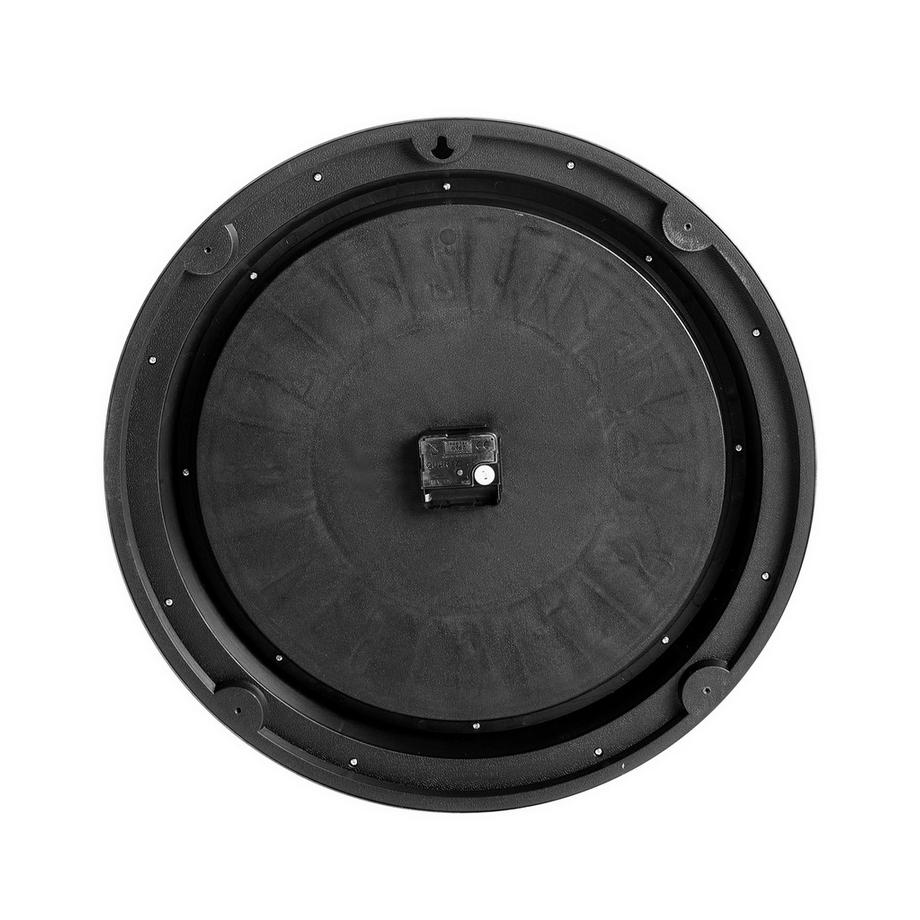 Beliani Wanduhr aus Kunststoff Klassisch CAUDETE  