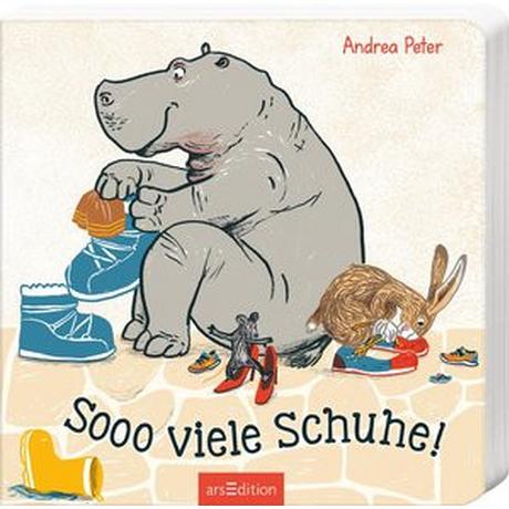 Sooo viele Schuhe! Peter, Andrea; Peter, Andrea (Illustrationen) Copertina rigida 