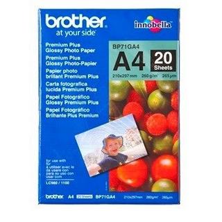 brother BROTHER Photo Paper glossy 260g A4 BP71-GA4 MFC-6490CW 20 Blatt  