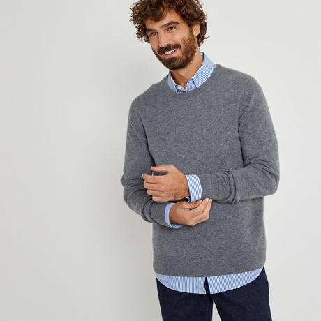 La Redoute Collections  Pull col rond en cachemire 