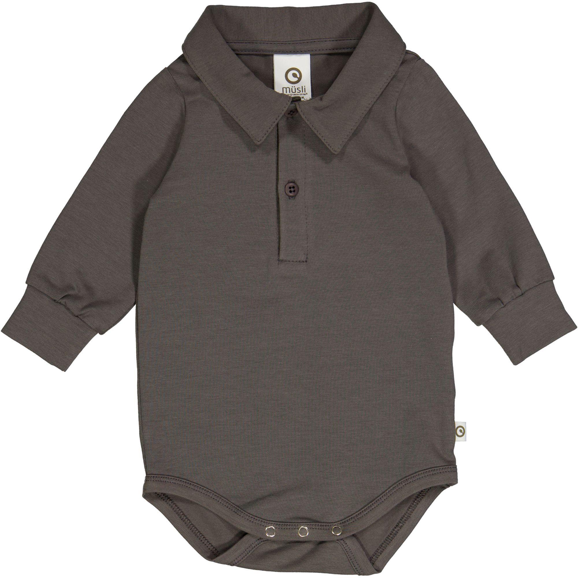 Müsli by Green Cotton  Polo-Langarmbody 