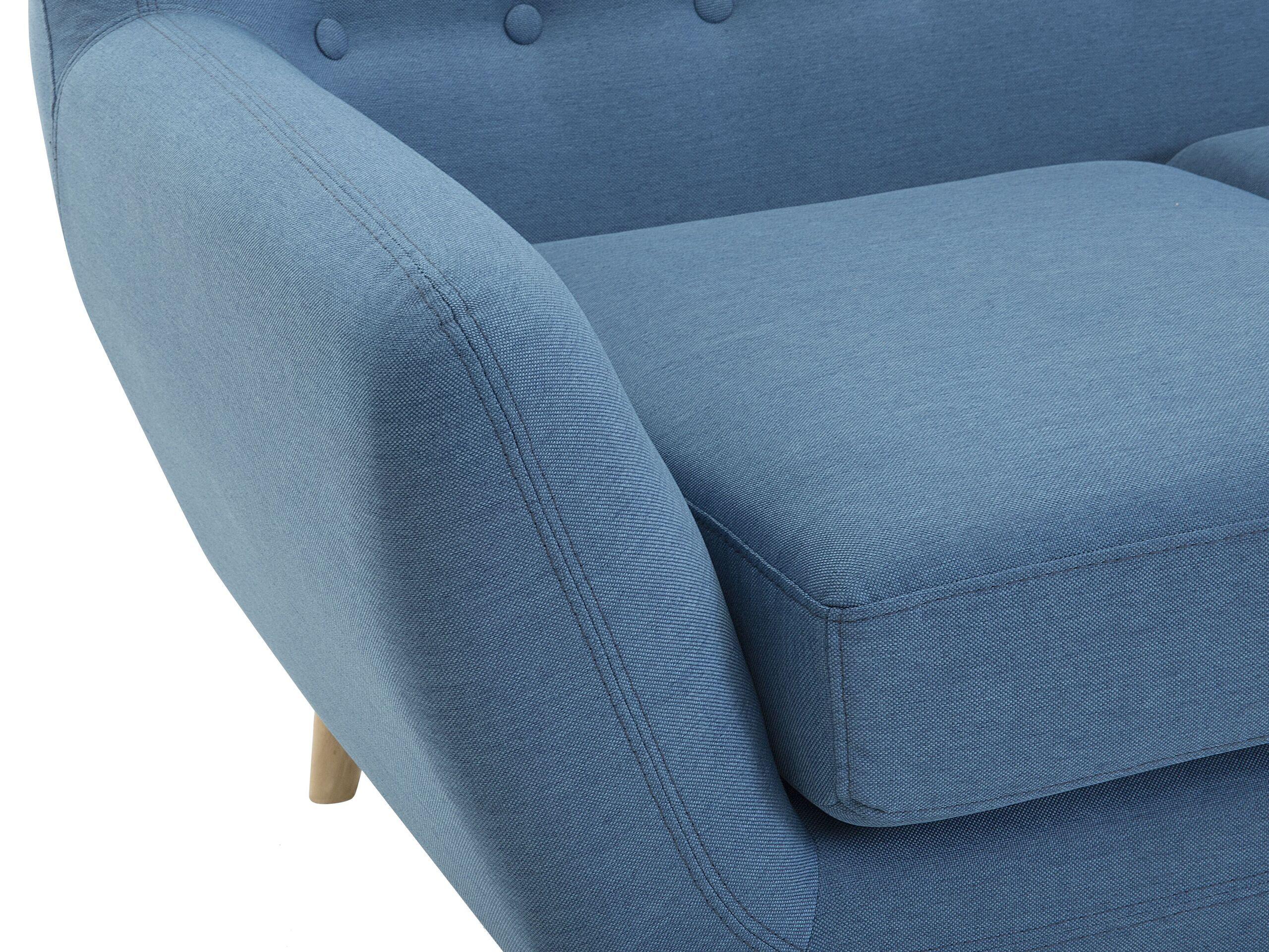 Beliani Ecksofa aus Polyester Retro MOTALA  