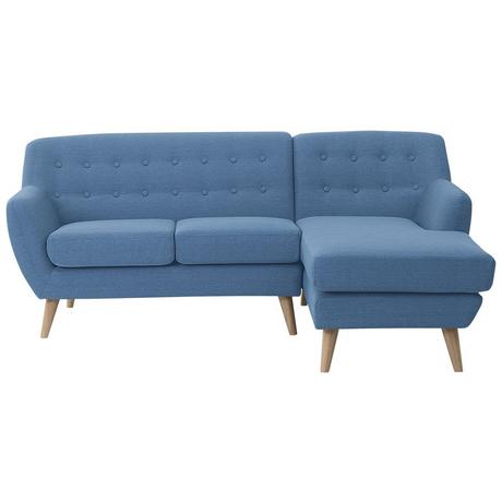 Beliani Ecksofa aus Polyester Retro MOTALA  