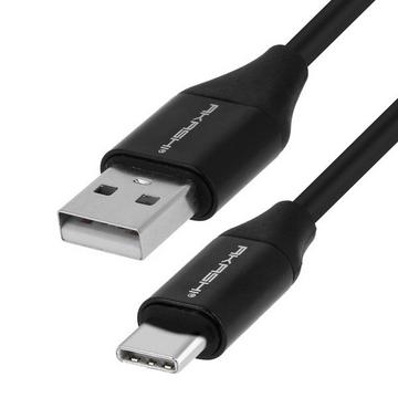 Akashi USB-CUSB Kabel, 2m – Schwarz