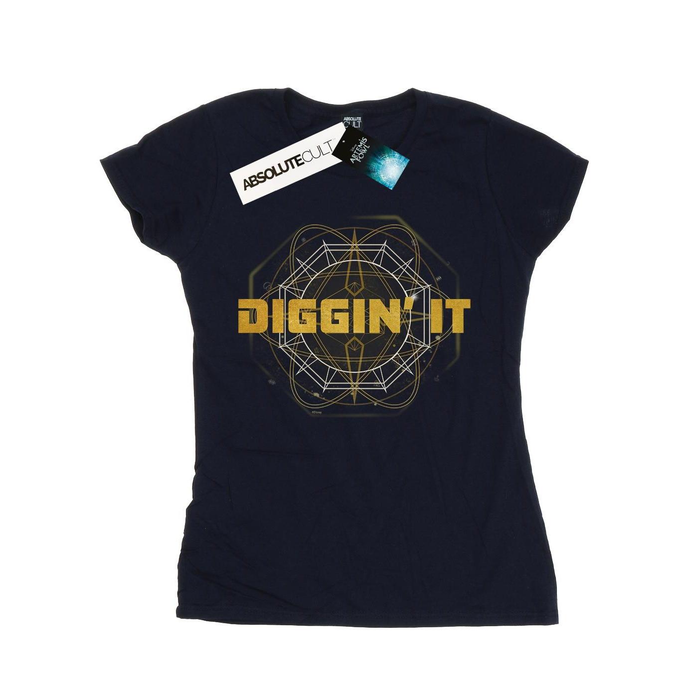 Image of Artemis Fowl Diggin' It Tshirt Damen Marine XXL
