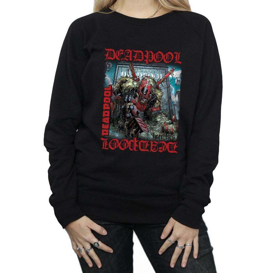 MARVEL Deadpool Here Lies Sweatshirt  