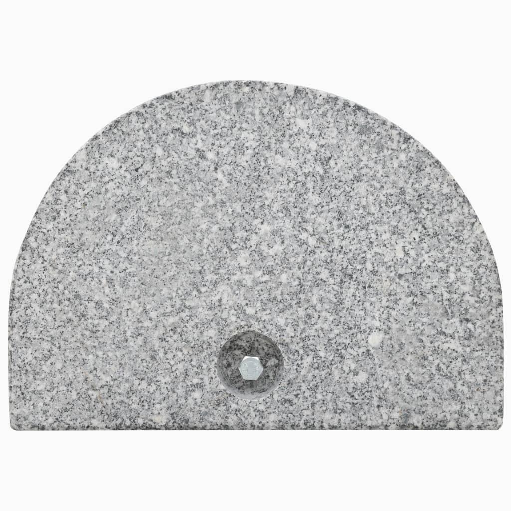 VidaXL Base pour parasol granite  