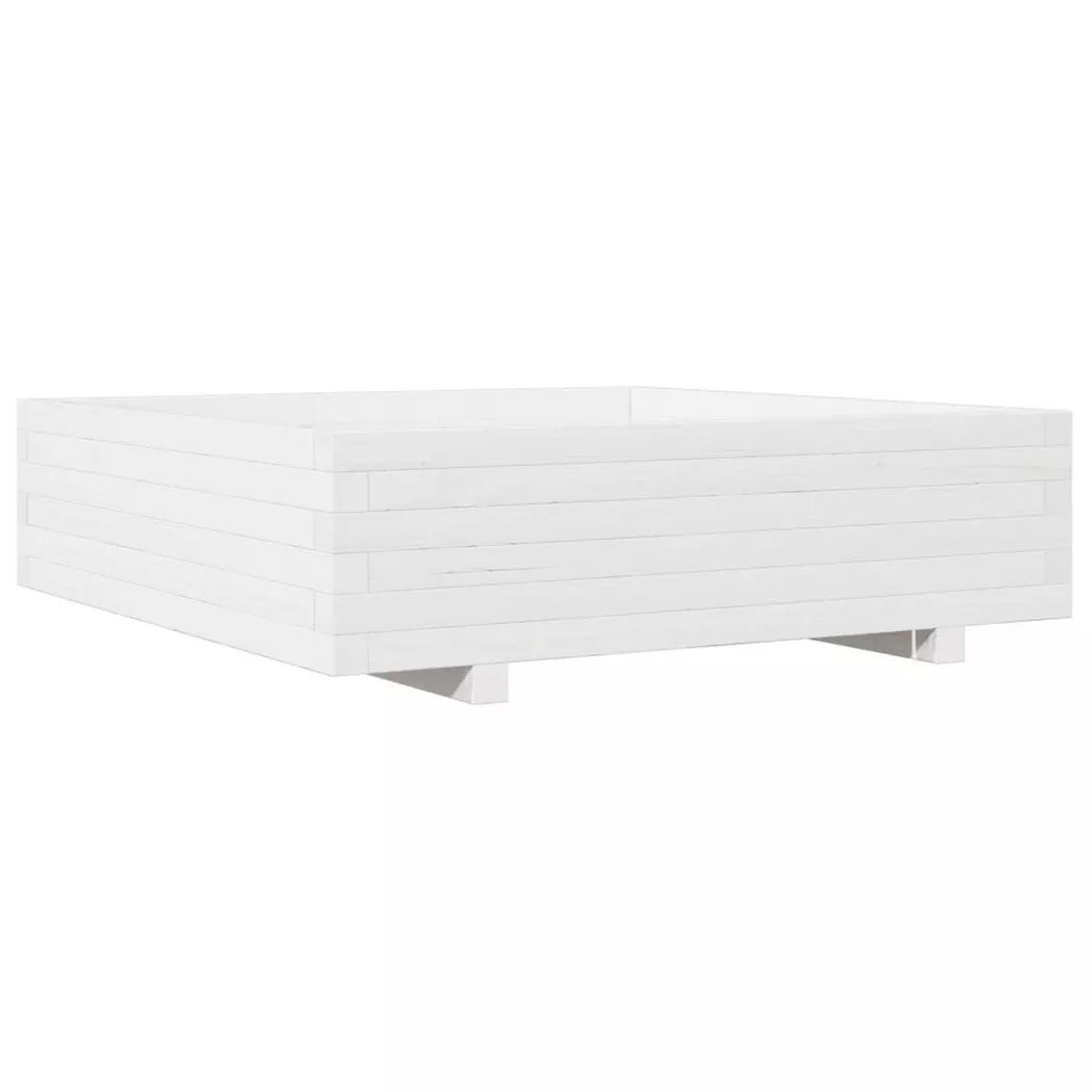 VidaXL - Jardinière bois de pin, One Size, Blanc