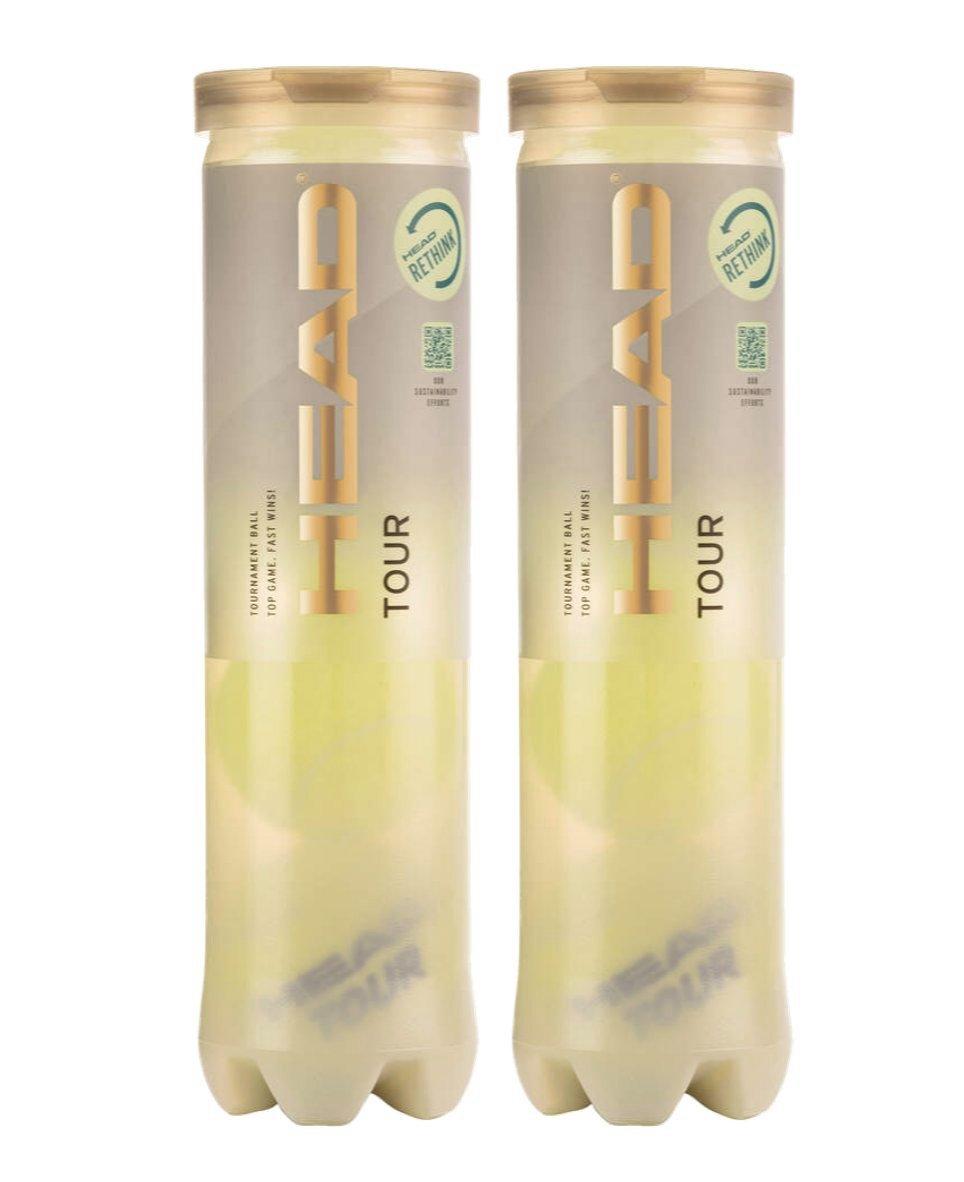 Image of Tour Tennisbälle 4er Dose Doppelpack Unisex