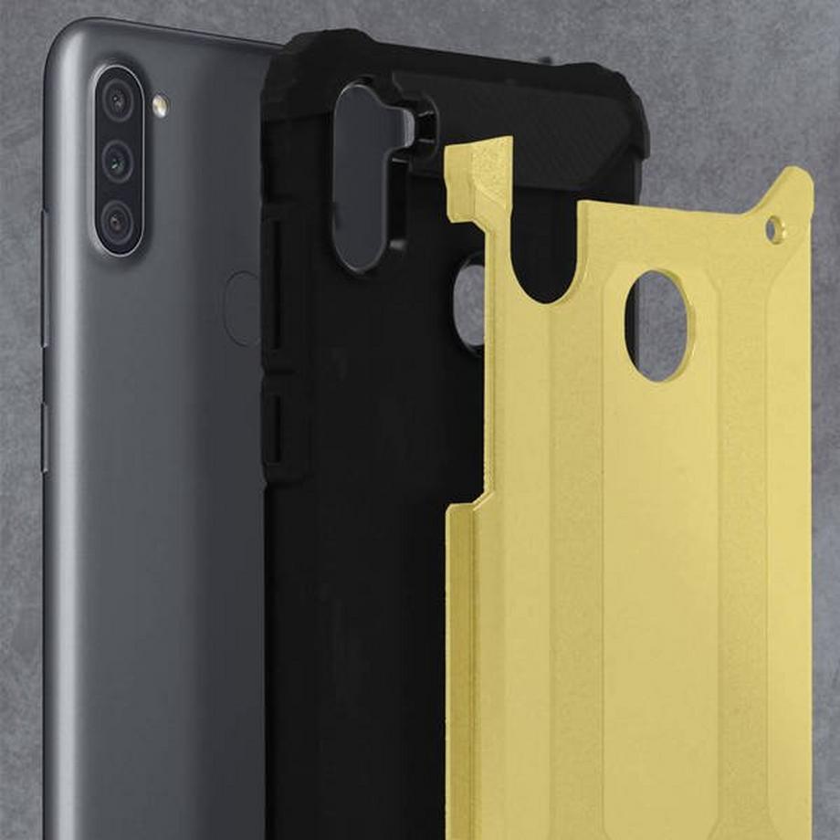 Avizar  Defender II Hülle Galaxy A11 Gold 