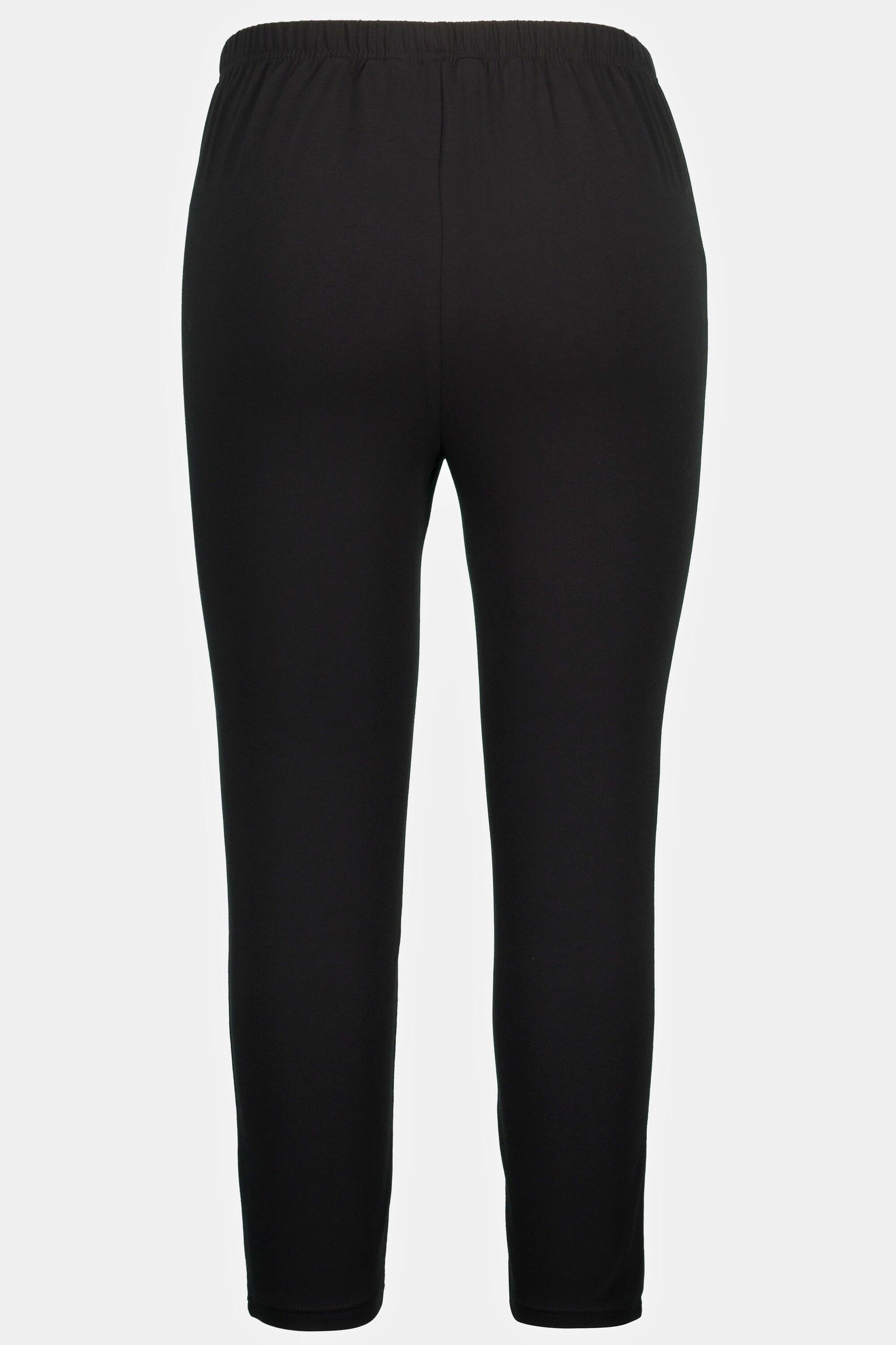 Ulla Popken  Legging 7/8 avec taille élastique, jusqu'à la taille 68/70 