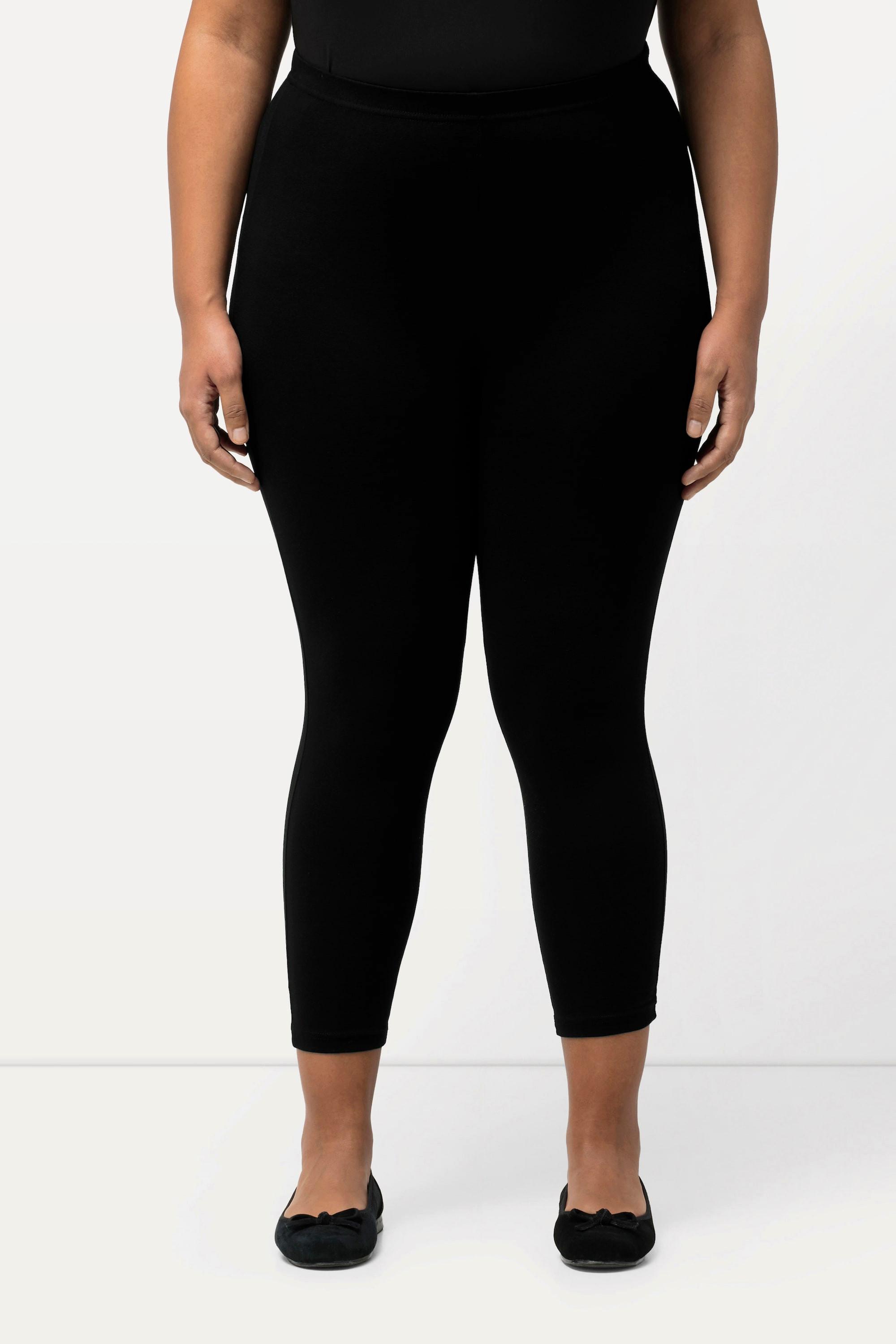 Ulla Popken  Legging 7/8 avec taille élastique, jusqu'à la taille 68/70 