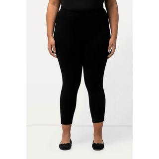 Ulla Popken  Leggings a 7/8 con cintura elastica nero 