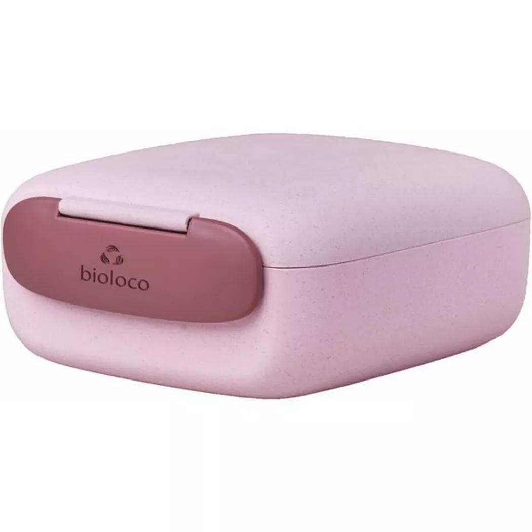 BioLoco - Lunchbox Mini Square Rosa, Multicolor