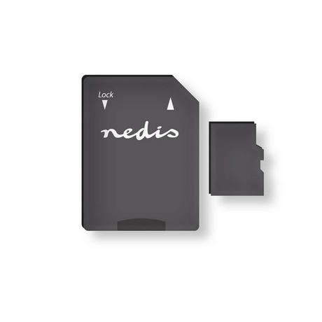 Nedis  Speicherkarte | microSDXC | 64 GB | Schreibgeschwindigkeit: 90 MB/s | Lesegeschwindigkeit: 45 MB/s | UHS-I | Inklusive SD-Adapter 