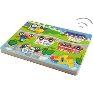 New Classic Toys  Puzzle Fahrzeuge mit Sound (7Teile) 