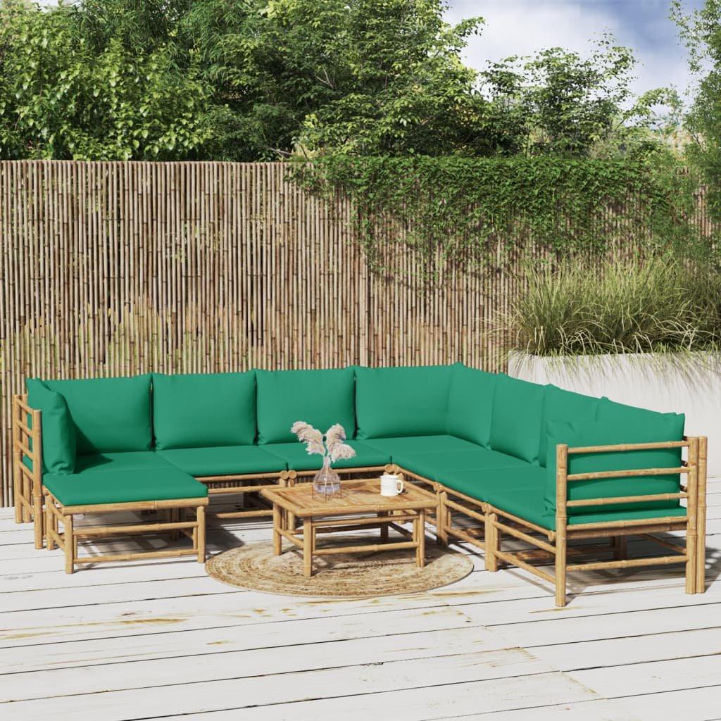 VidaXL Garten lounge set bambus  