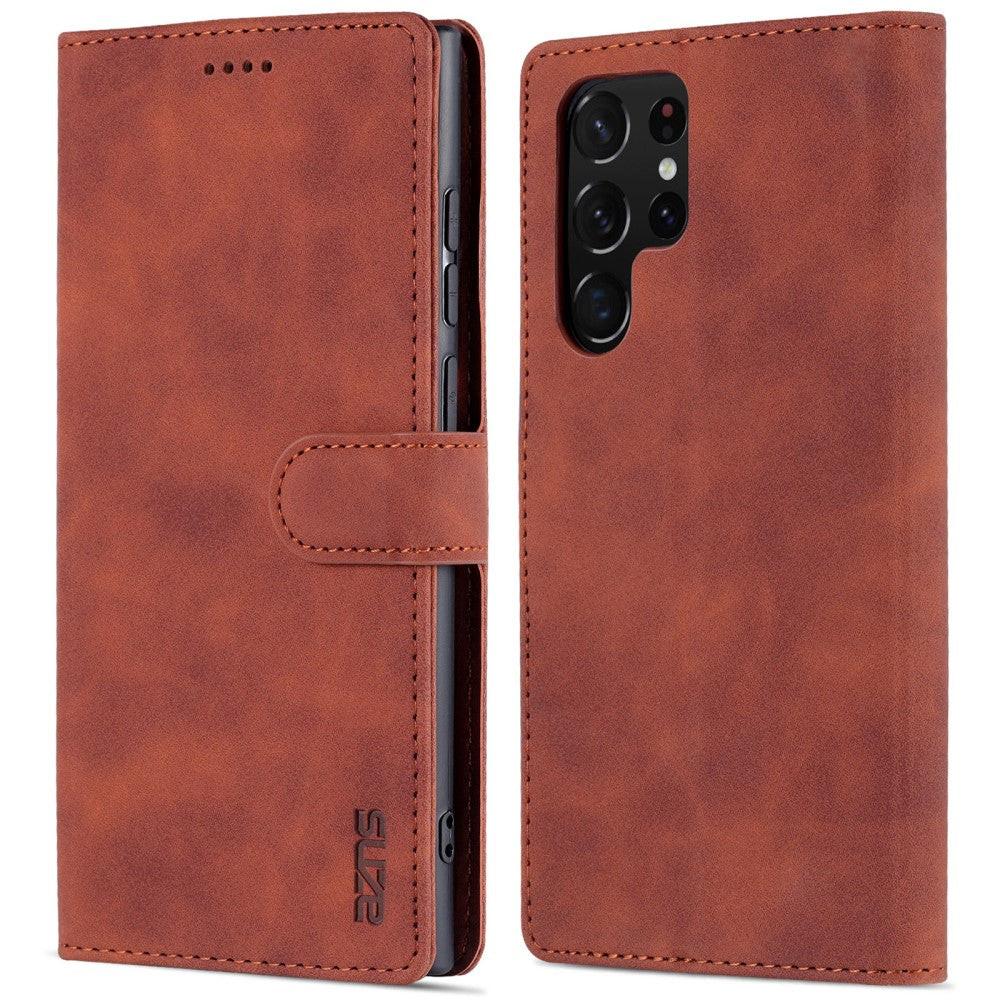 Image of Galaxy S22 Ultra - Leder Etui Hülle