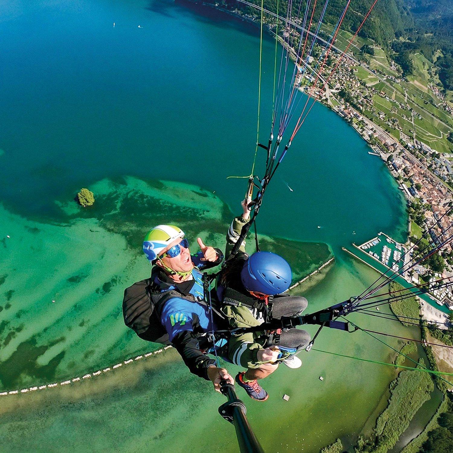 Image of Gleitschirmflug Über Dem Grammont: Adrenalinrausch Mit Erinnerungsfotos Und Video - Geschenkbox Unisex