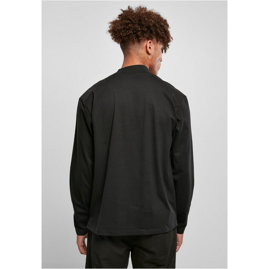 URBAN CLASSICS Langarmshirt Stehkragen Oversized  