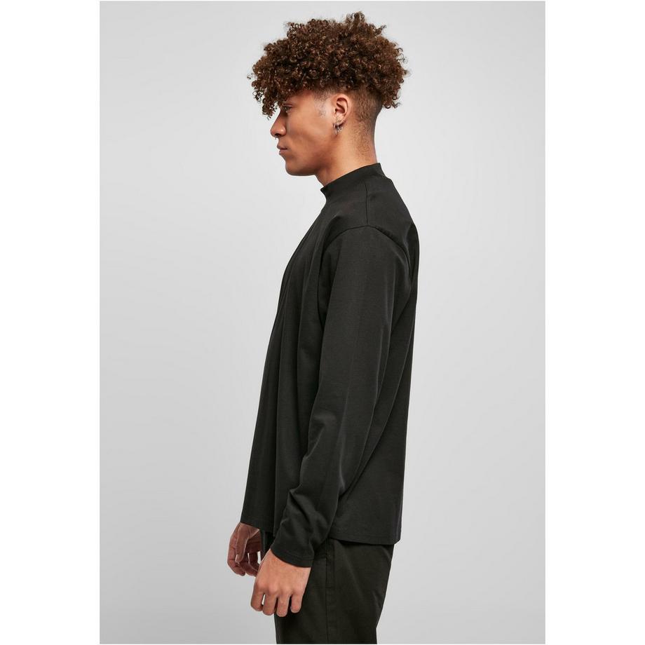 URBAN CLASSICS Langarmshirt Stehkragen Oversized  
