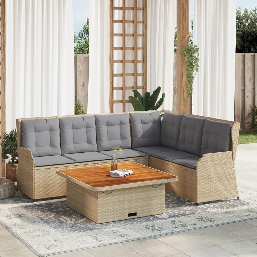 VidaXL set salotti da giardino Polirattan  