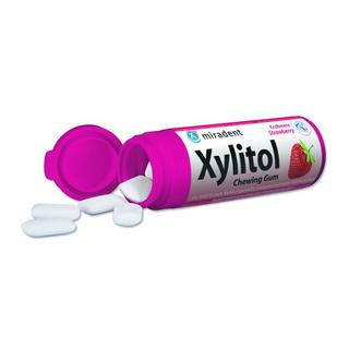 HERBA  Miradent.Xylitol Kids Zahnpflegekaugummi Erdbeere, 30 St 