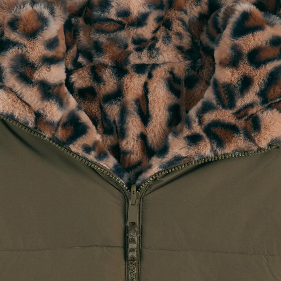 La Redoute Collections Warme wendbare Steppjacke mit Kapuze  