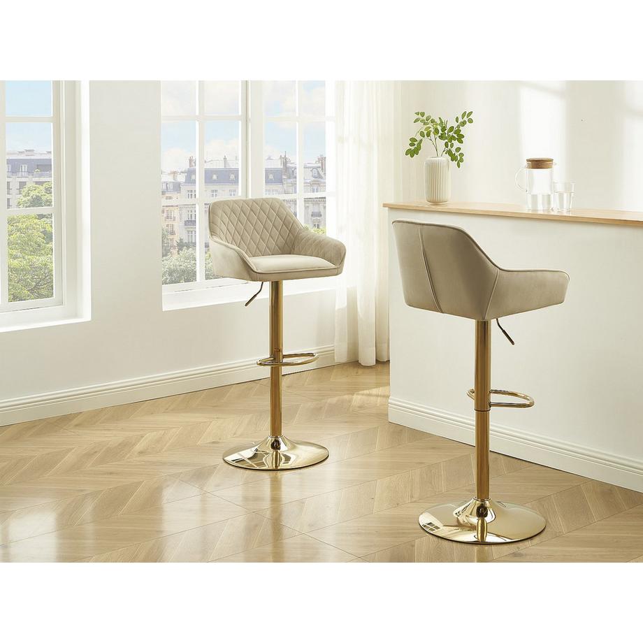 Vente-unique Tabouret de bar polyester TAVOA  