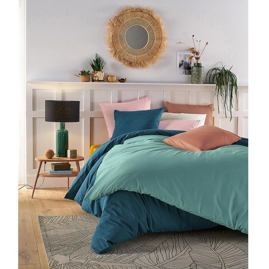 La Redoute Intérieurs Scenario Unifarbener Polycotton Kissenbezug mit Stehsaum  